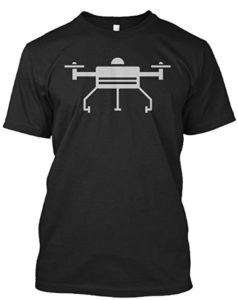 T-Shirt Drone Minimaliste